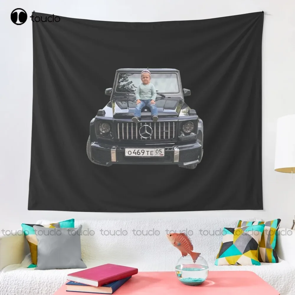 Hasbulla Hasbulla Magomedov Tapestry Wall Tapestry For Living Room Blanket Tapestry Bedroom Bedspread Decoration Background Wall