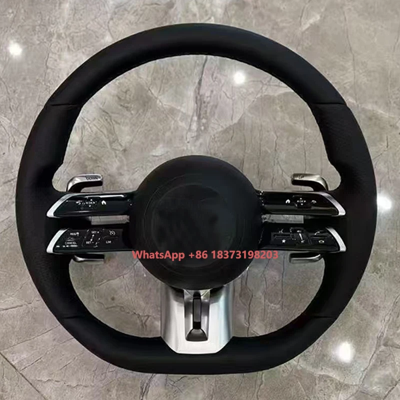 

Custom AMG Leather Steering Wheel for Mercedes Benz Perfect Fit for W203 W204 W205 W211 Gle W167 W221 C63