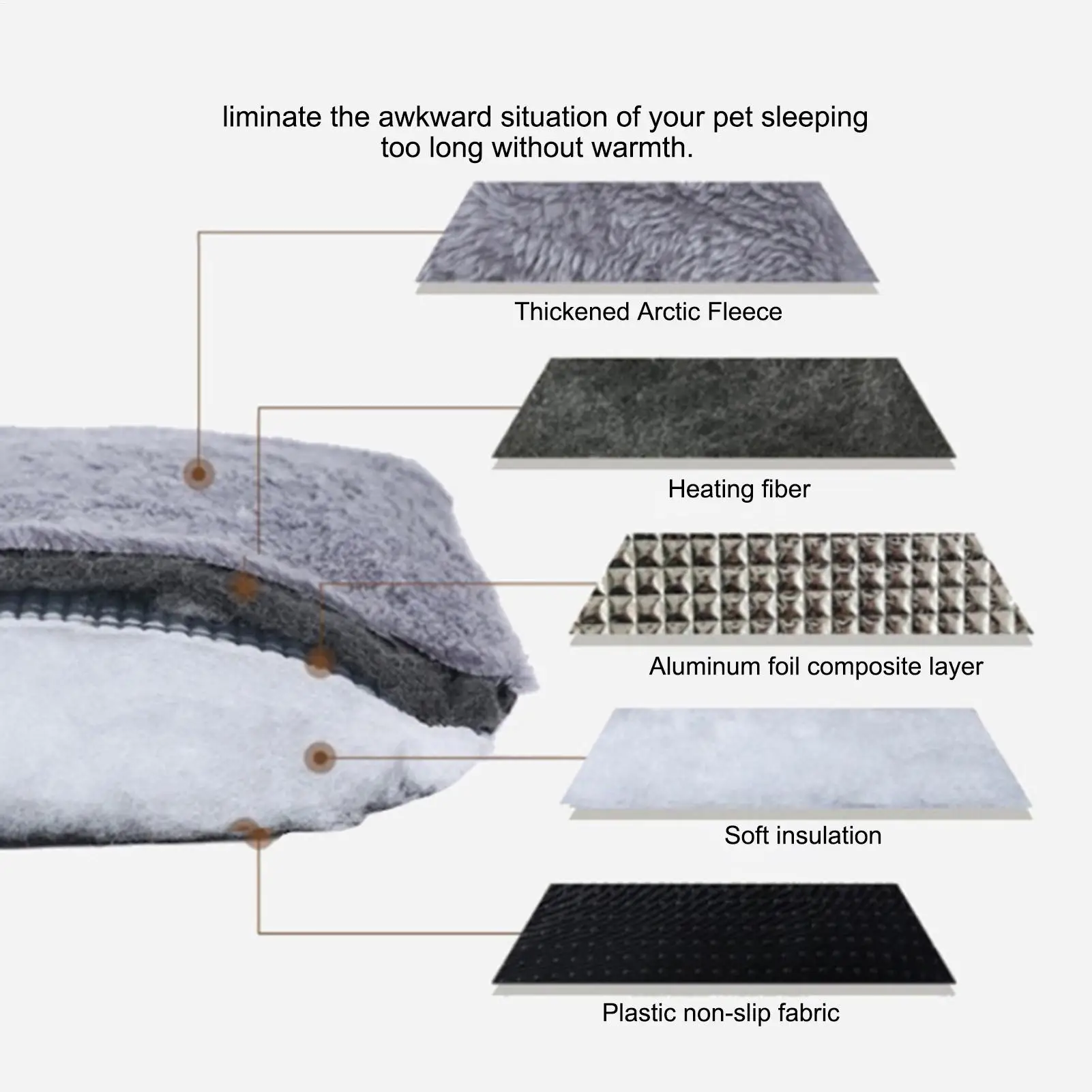 

Зимняя кровать для собак, успокаивающая удобная мягкая портативная коврик для домашних животных, ящик для собак, коврик для сна для дома, общежития, квартиры, спальни, гостиной