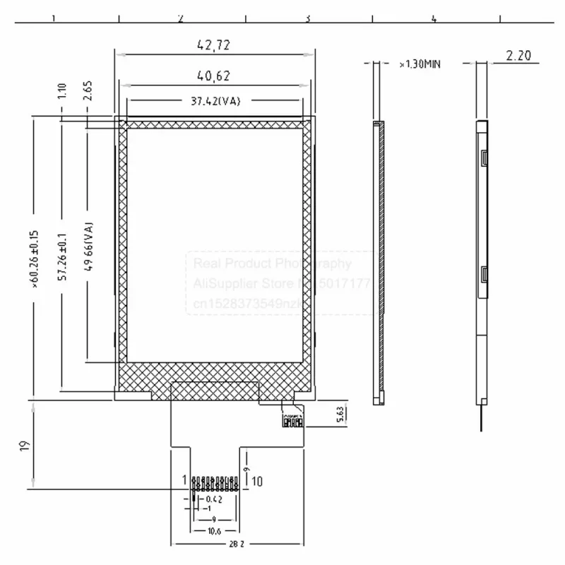 2,4 дюймовый TFT ЖК-экран, дисплей Φ 240*320 ST7789V Привод IC 10Pin TFT ЖК-диск для воспроизведения Фильма