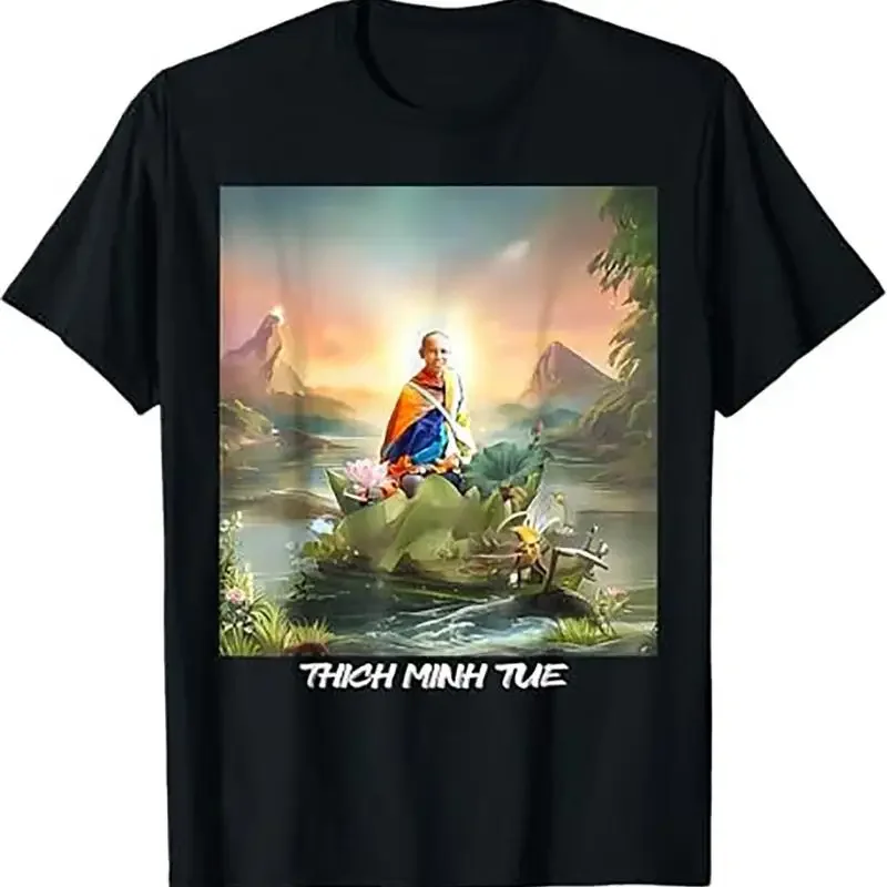 T-shirt Thich Minh Tue, ambassadeur spirituel du bouddhisme vietnamien