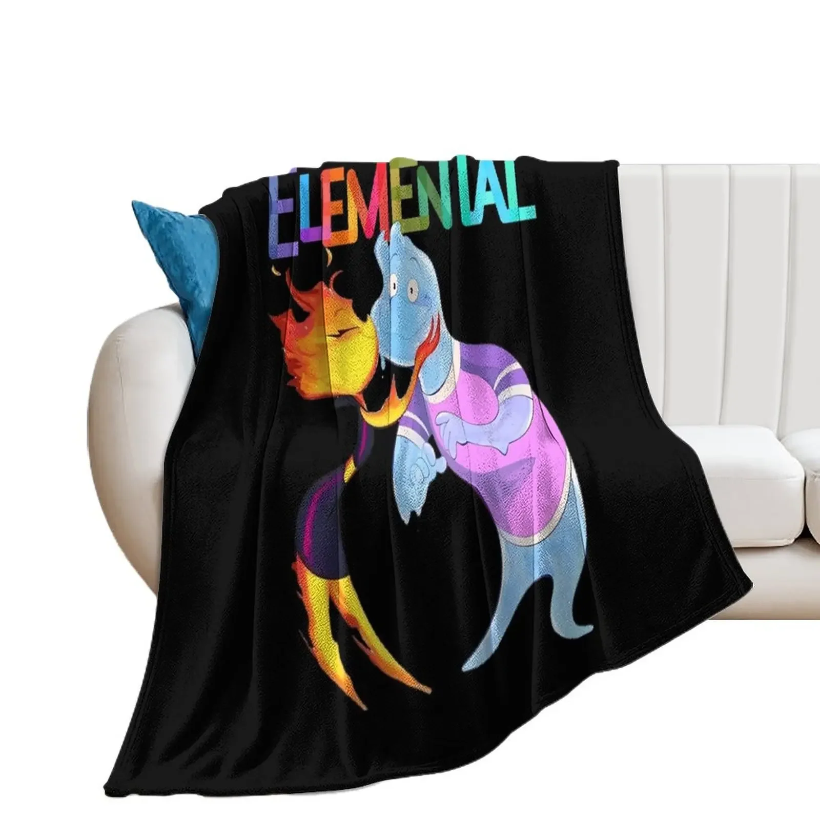 

Elemental - Wade & Ember Throw Blanket funny gift Furry decorative Blankets