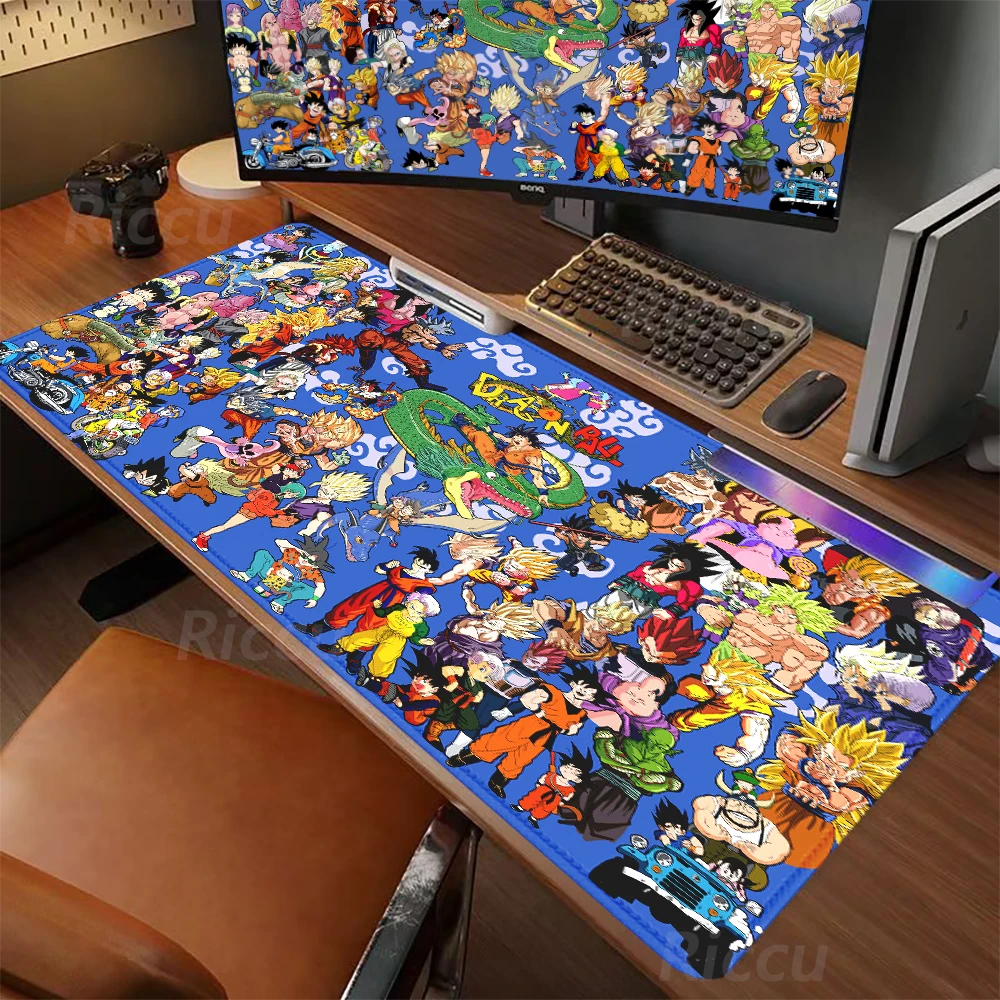 DragonBall  Anime Mouse Pad Gaming Creative Desk Keyboard Personalized Mouse Pad Cartoon Anime HD definition printing Mouse Pad