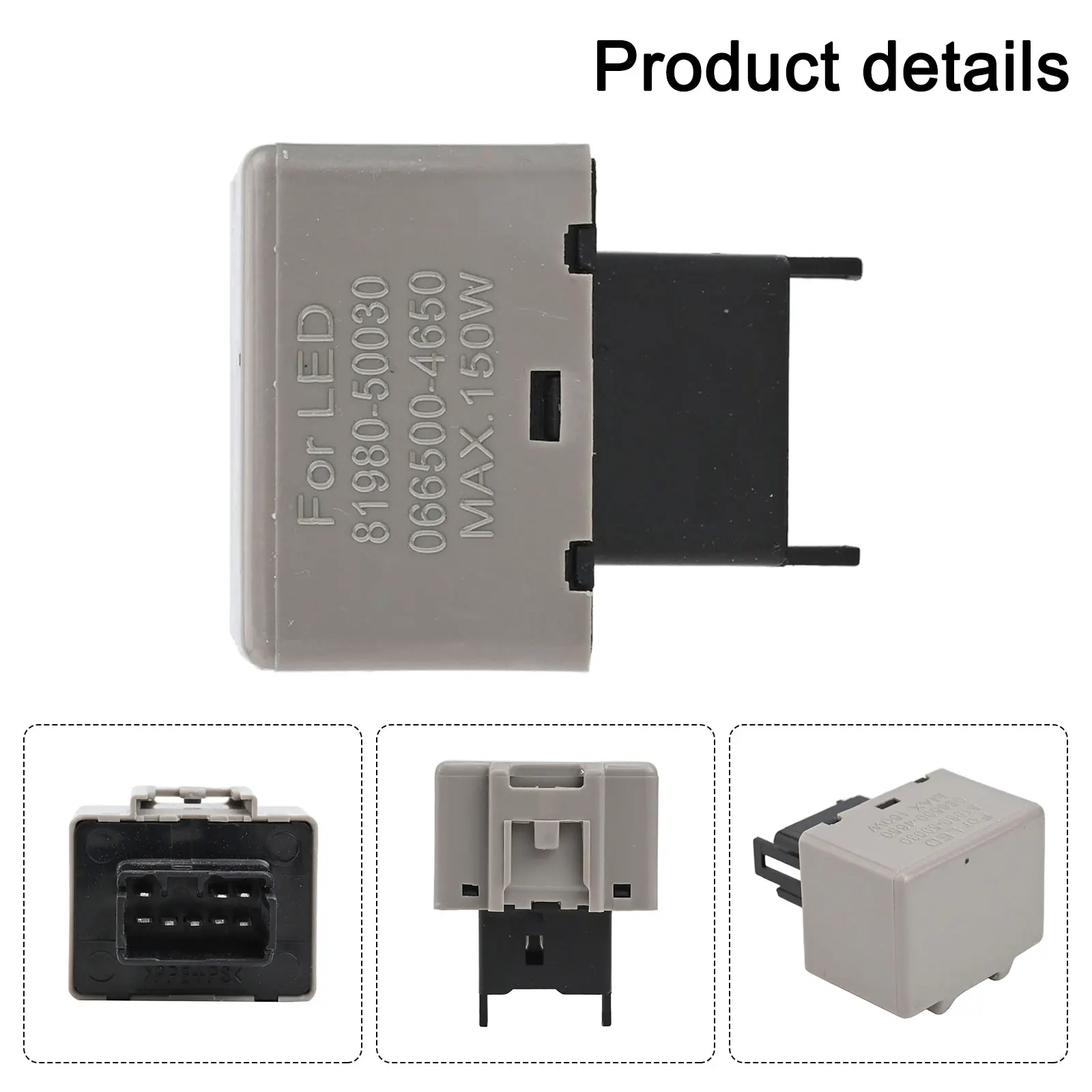 Direct Fit 8 Pin Flasher Relay for Toyota For Avensis and For Corolla Models (1997 2010) Enhances Vehicle Lighting Performance