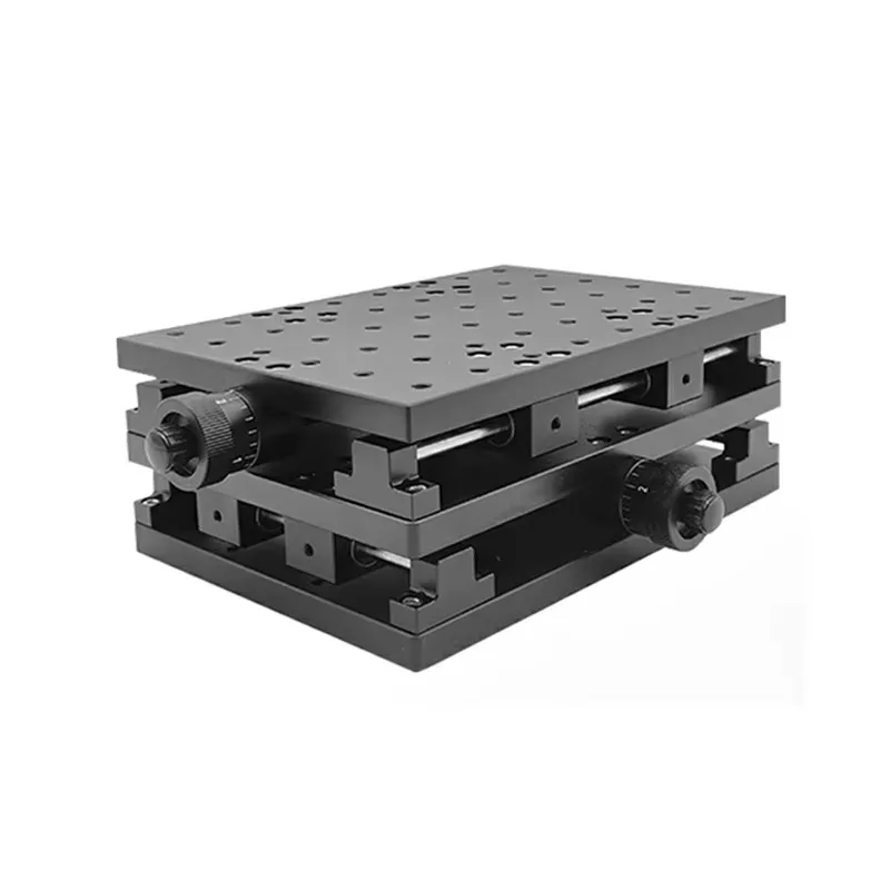 LY-2115 2D XY Displacement Worktable Manual Translation Table for Fiber UV CO2  Machine Use Optional Silver Black Color