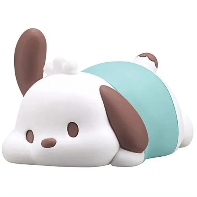 Sanrio-figura de Gashapon de Japón Kawaii, figura de fiesta de Anime, P3, Pochacco, Keroppi, Kuromi, modelo en miniatura, cápsula linda, juguetes de regalo