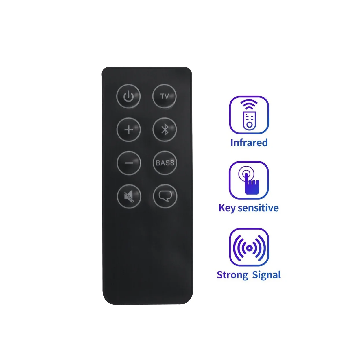 CD Player Home Media Audio Remote Control for SOLO 5 15 II Bluetooth-Compatible Music System Controller