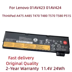 NEW 01AV423 Laptop Battery For Lenovo ThinkPad A475 A485 T470 T480 T570 T580 P51S 01AV422 01AV424 01AV452 SB10K97580 SB10K97581