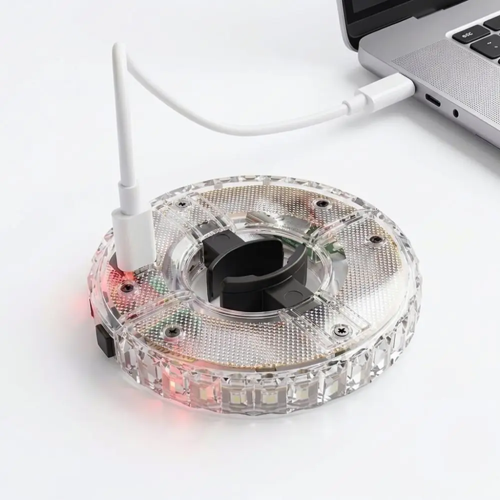 USB Charging LED Wheel Hub Light Colorful Motion Sensor Bicycle Rim Lamp Night Safety Accessory For Kids Cycle Sport