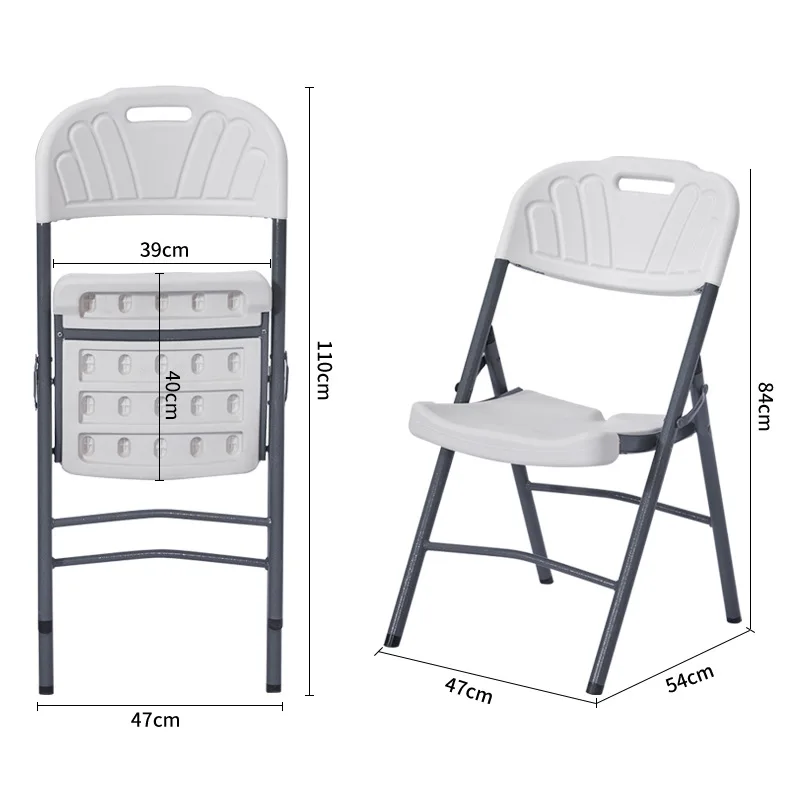 

Multifunctional Folding Office Chair Plastic Conference Event Leisure Chair