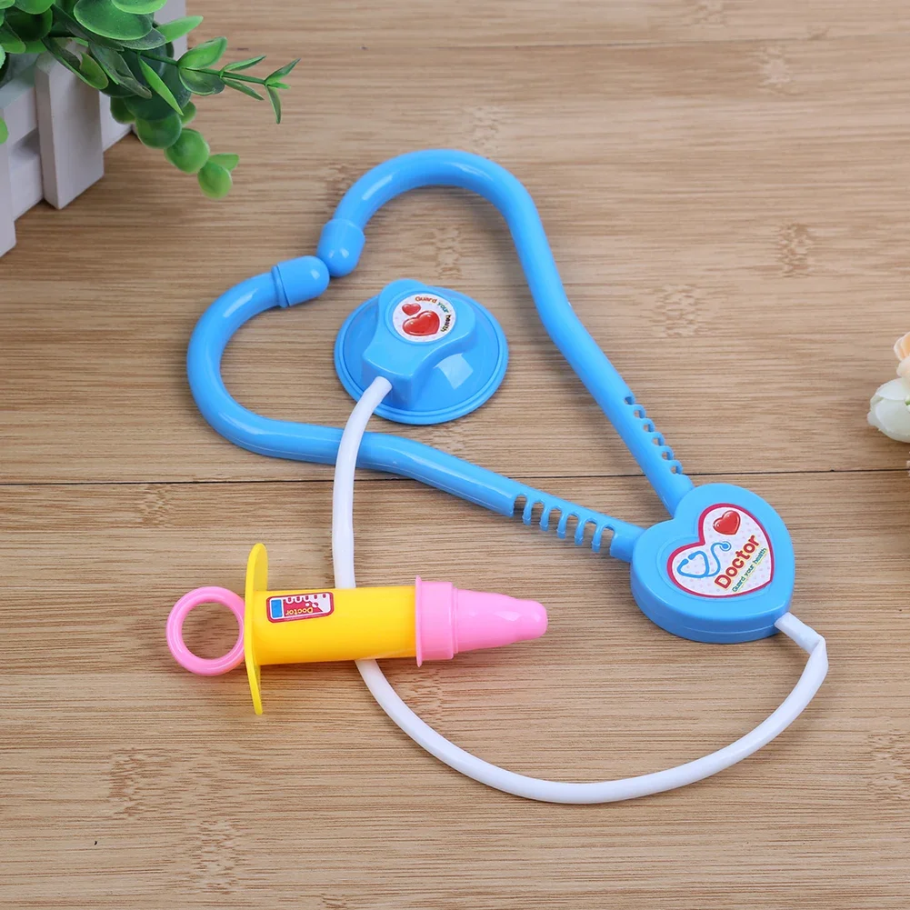 Mala de plástico portátil brinquedo médico, Doutor Aprendizagem Brinquedos Educativos, Equipamento Experimental Científico para Menino e Menina, Presente, 15Pcs