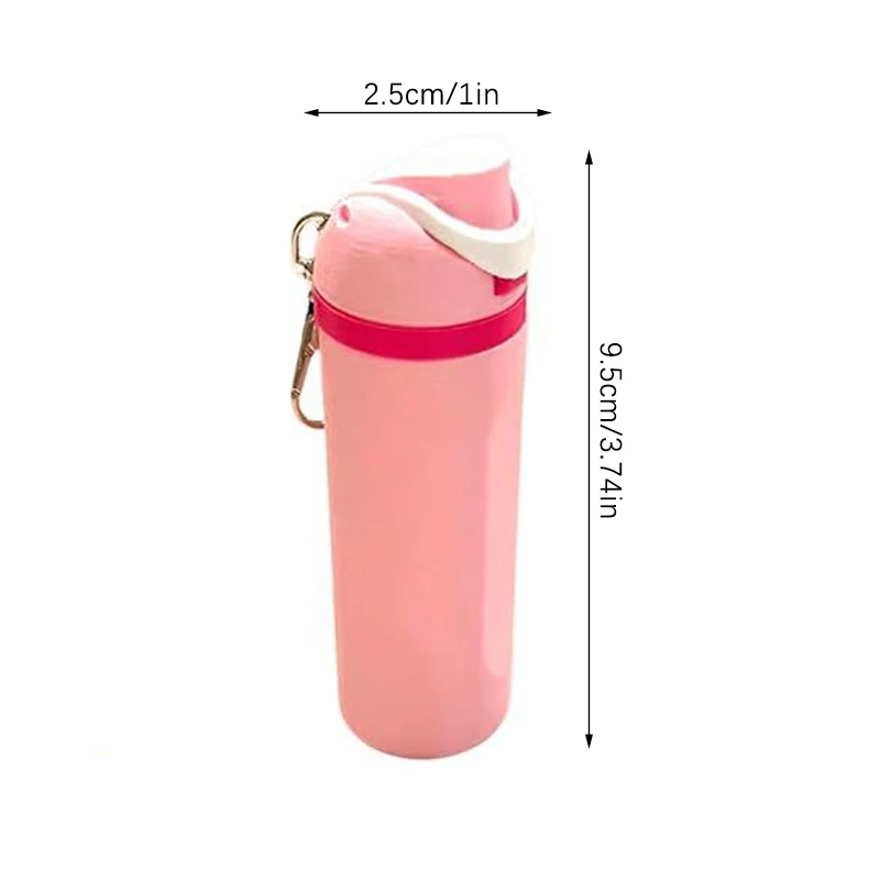 الإبداعية لطيف زجاجة مفتاح سلسلة قلادة ثلاثية الأبعاد مطبوعة الشفاه بلسم حامل زجاجة مفتاح سلسلة حقيبة الديكور الحرفية هدية المفاتيح هدايا السيارات #6