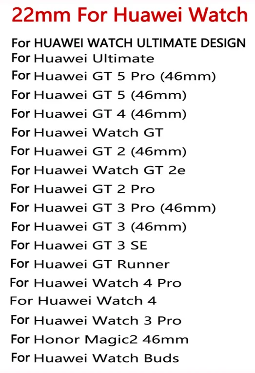 Correa de silicona GT5 de 22mm para HUAWEI WATCH GT 5 4 46mm, correa de reloj para HUAWEI WATCH 4 Pro GT5 3 SE Pro, pulsera de 46mm