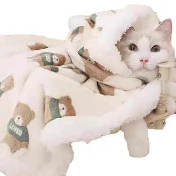 Autumn Winter Pet Dog Clothes Cloak Blanket French Bulldog Puppy Warm Windproof Jacket Sweaters For Small Dog Chihuahua Dog Coat 3