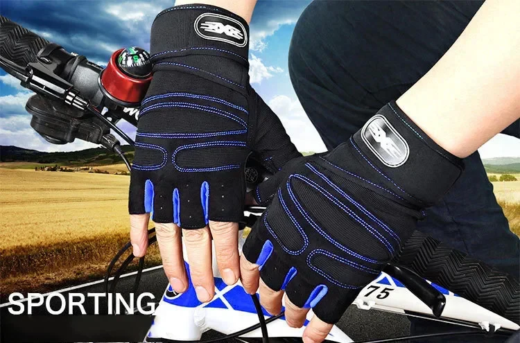 Männer und Frauen Outdoor Radfahren Wandern stoßfeste Handschuhe Fitness Gewichtheben Anti-Rutsch-Handgelenkschutzhandschuhe – Detail 11