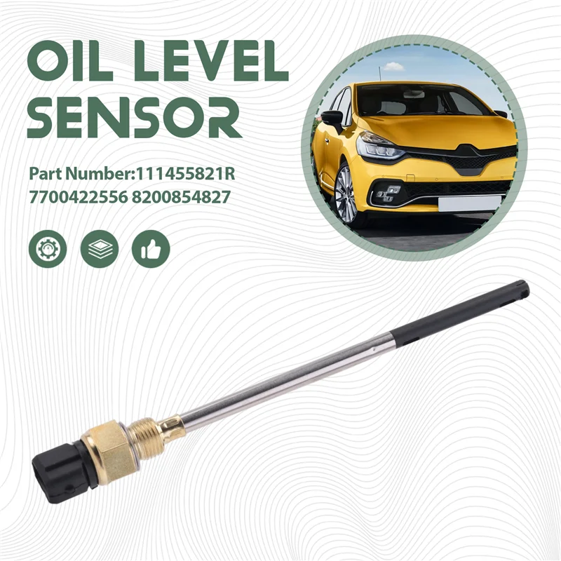 【Ceda de preço! !】 Sensor de nível de óleo 8200854827 111455821R para Renault Clio Megane Kangoo Logan Sandero 7700422556 Sensor de nível de óleo