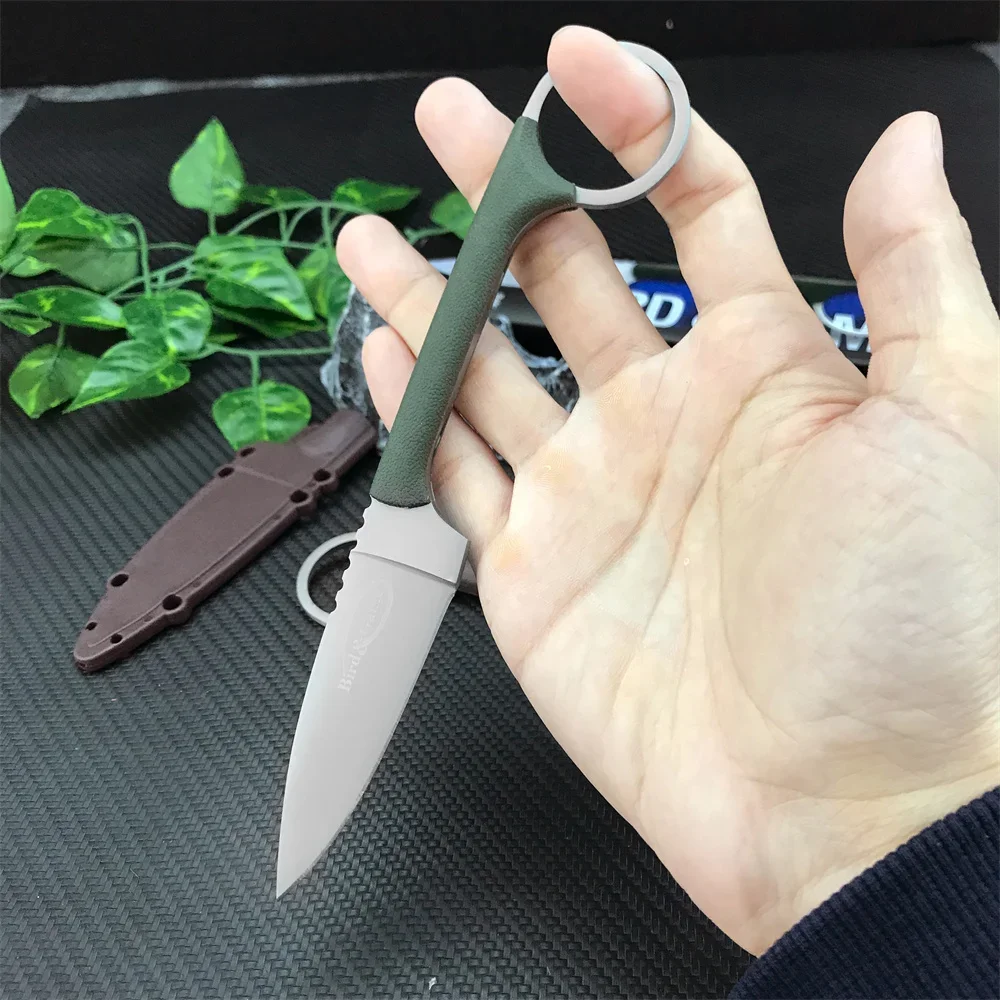 

Нож с фиксированным лезвием CD 20AZ, нож для кемпинга на открытом воздухе, лезвие 440C, нейлоновое волокно, ручка, EDC инструмент, пеший туризм, рыбалка, охота, ножи для выживания