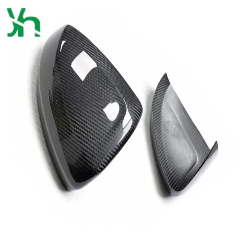 لأودي A4 A4L S4 (2016-) RS4 (2019-) A5 A5L (2017-) S5 (2017-) RS5 (2017-) غطاء مرآة من ألياف الكربون الحقيقية #5