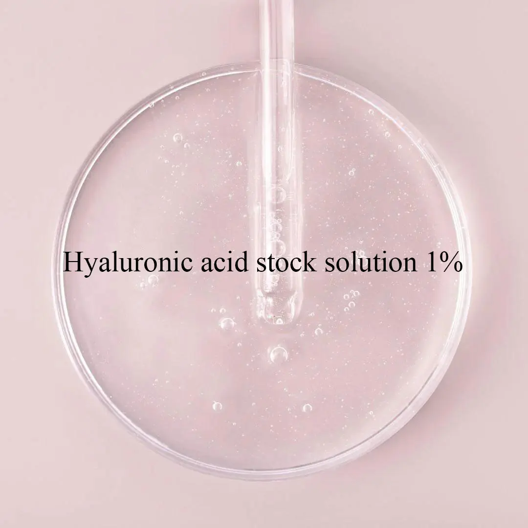 

1% High + Low Molecular Hyaluronic Acid Solution Sodium Hyaluronate Stock Solution Moisturizing And Water Locking Skincare