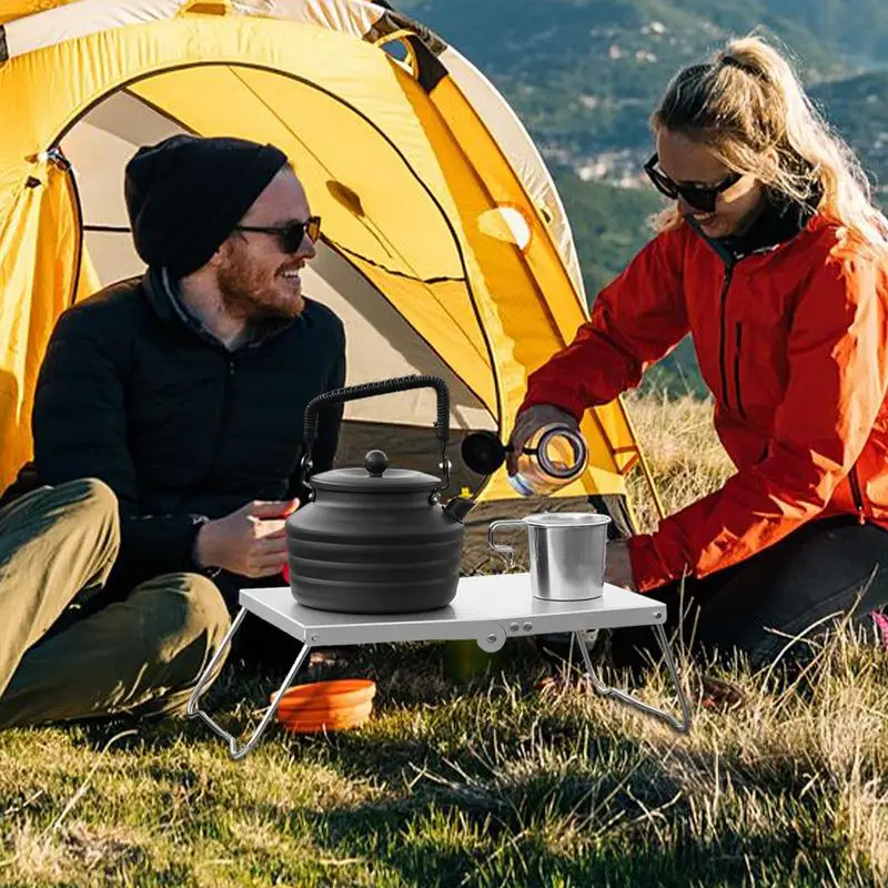 

Portable Camping Side Table Lightweight Camping Side Table Space Saving Stable Design Folding Table For Outdoor Adventures