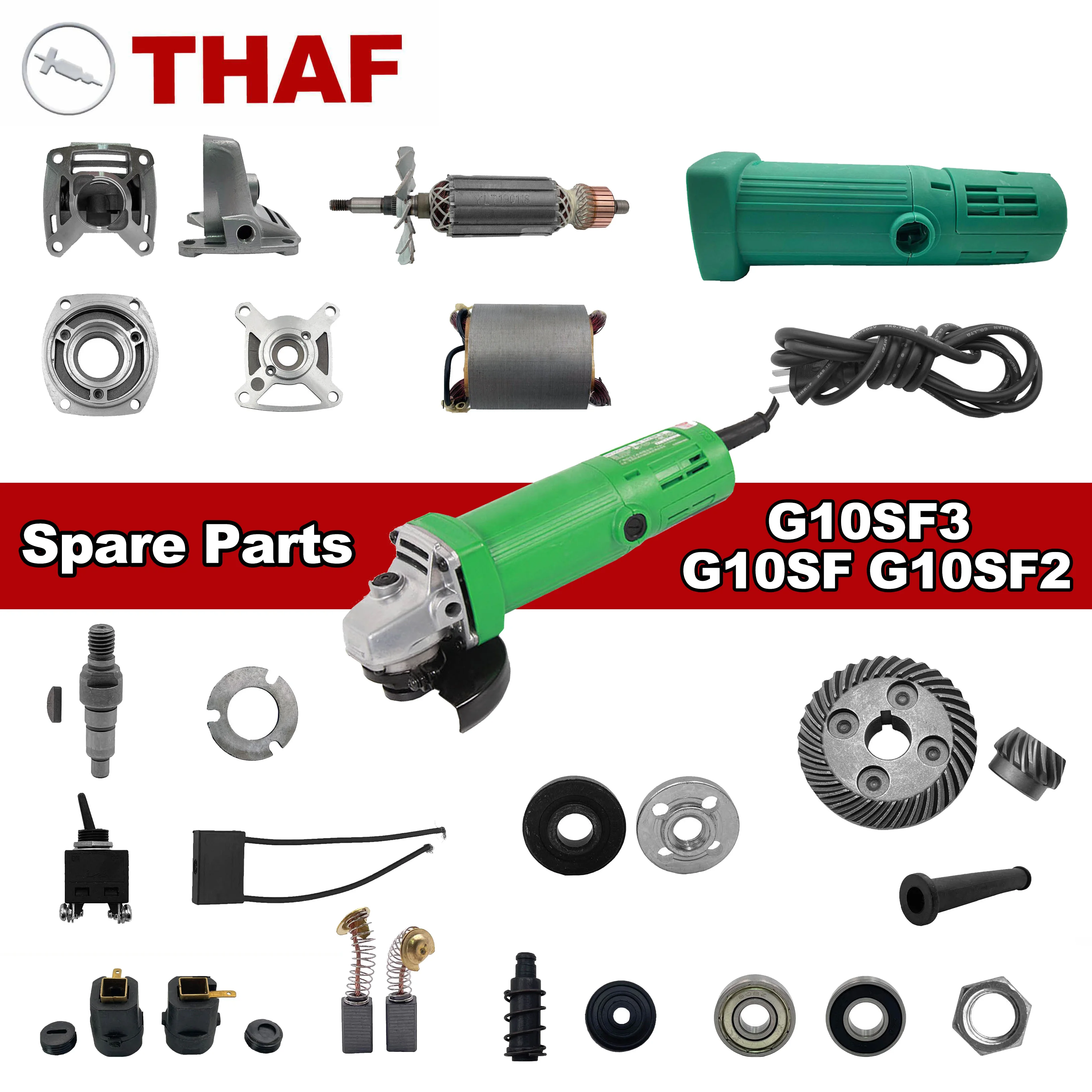 Replacement Spare Parts Power Tool Part Accessories For HITACHI Angle Grinder G10SF3 G10SF G10SF2