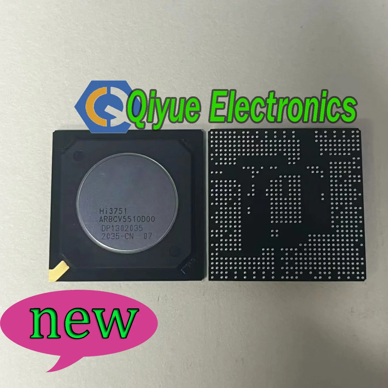 

HI3751ARBCV5510D100 brand new original 1. Real picture taken from scratch