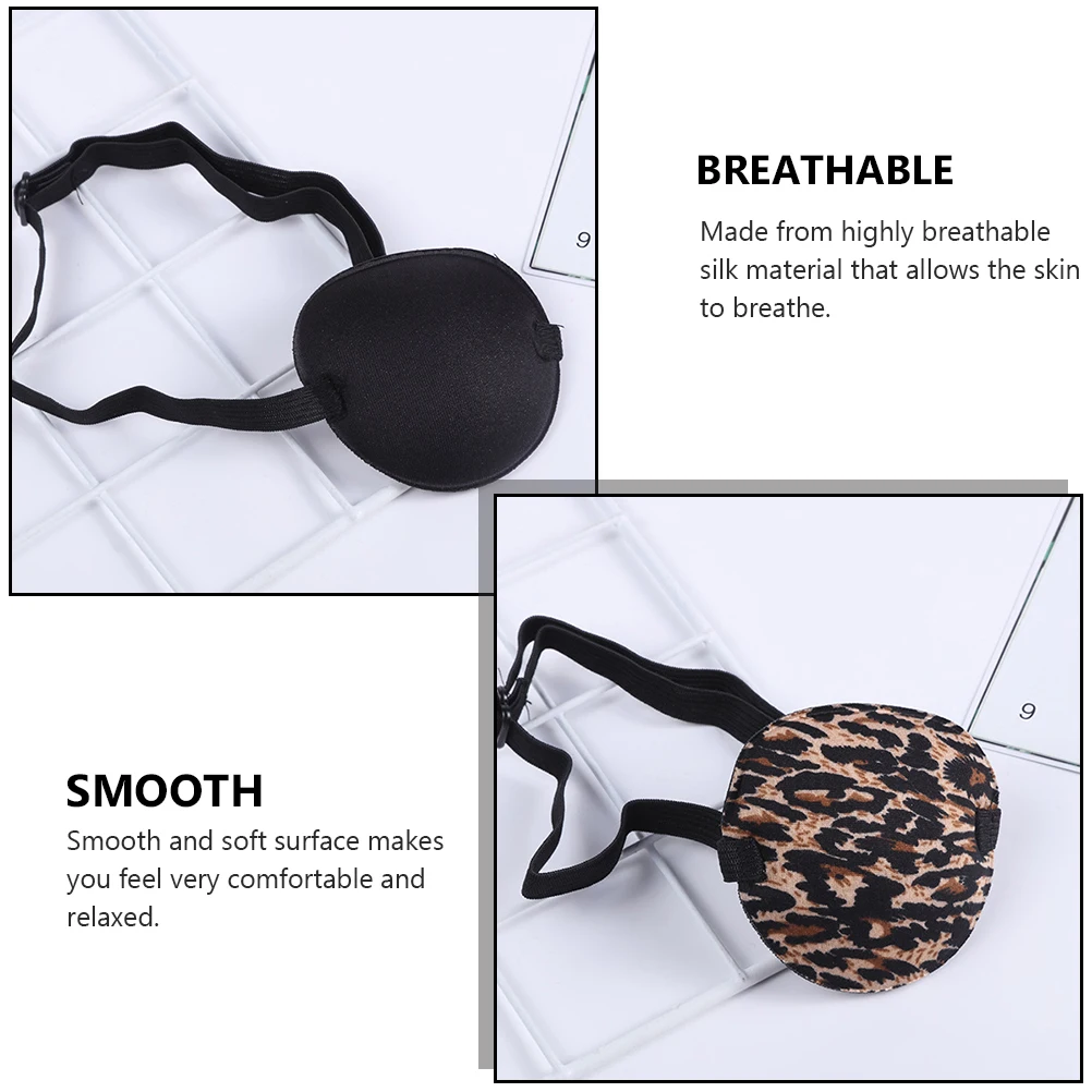 

4Pcs Breathable Eye Patches Medical Grade Amblyopia Strabismus Correction Adjustable Strap Light Blocking Pads