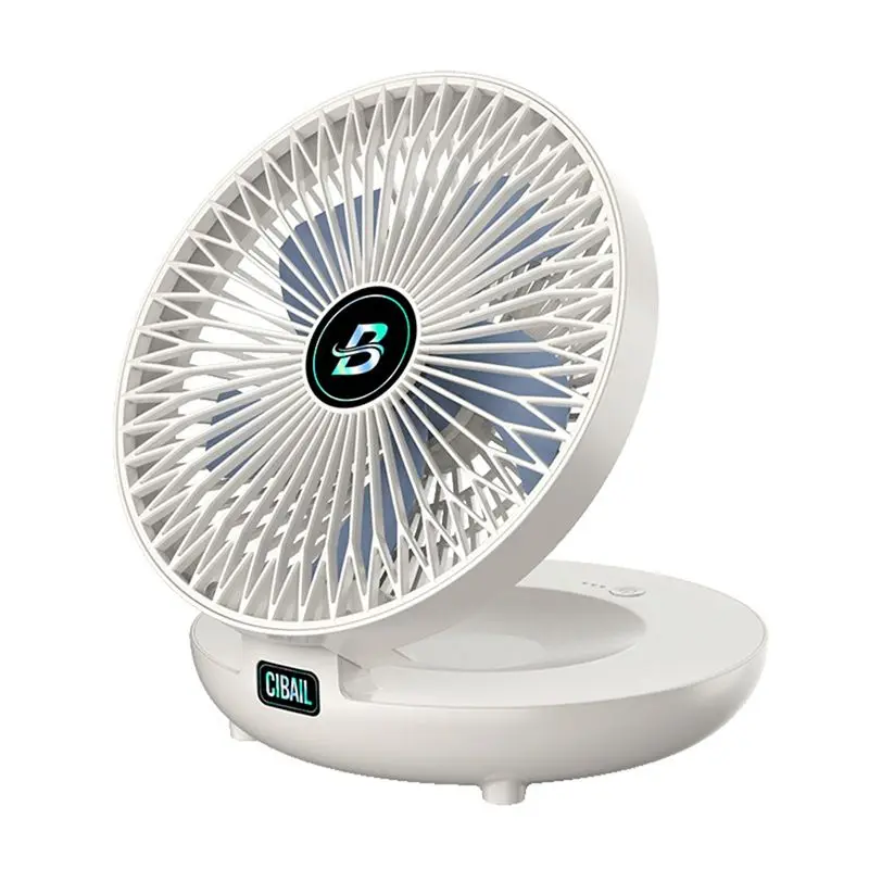 

M02K-2IN1 Folding Desktop Fan Portable Air Conditioner Wall Mounted Fan Rechargeable With 3 Gears For Home Office