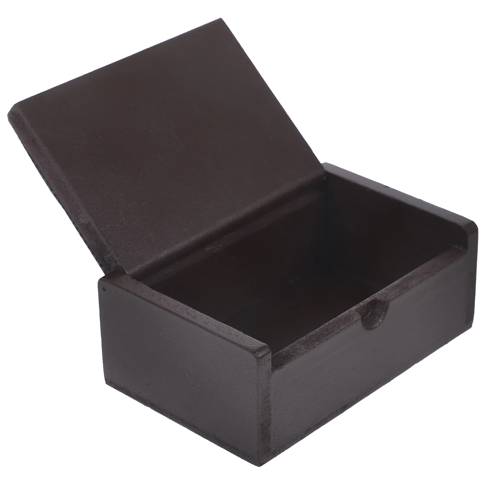 Card Box Cards Kitchen Menu Storage Holder Recipe Organizer Wooden Case Container