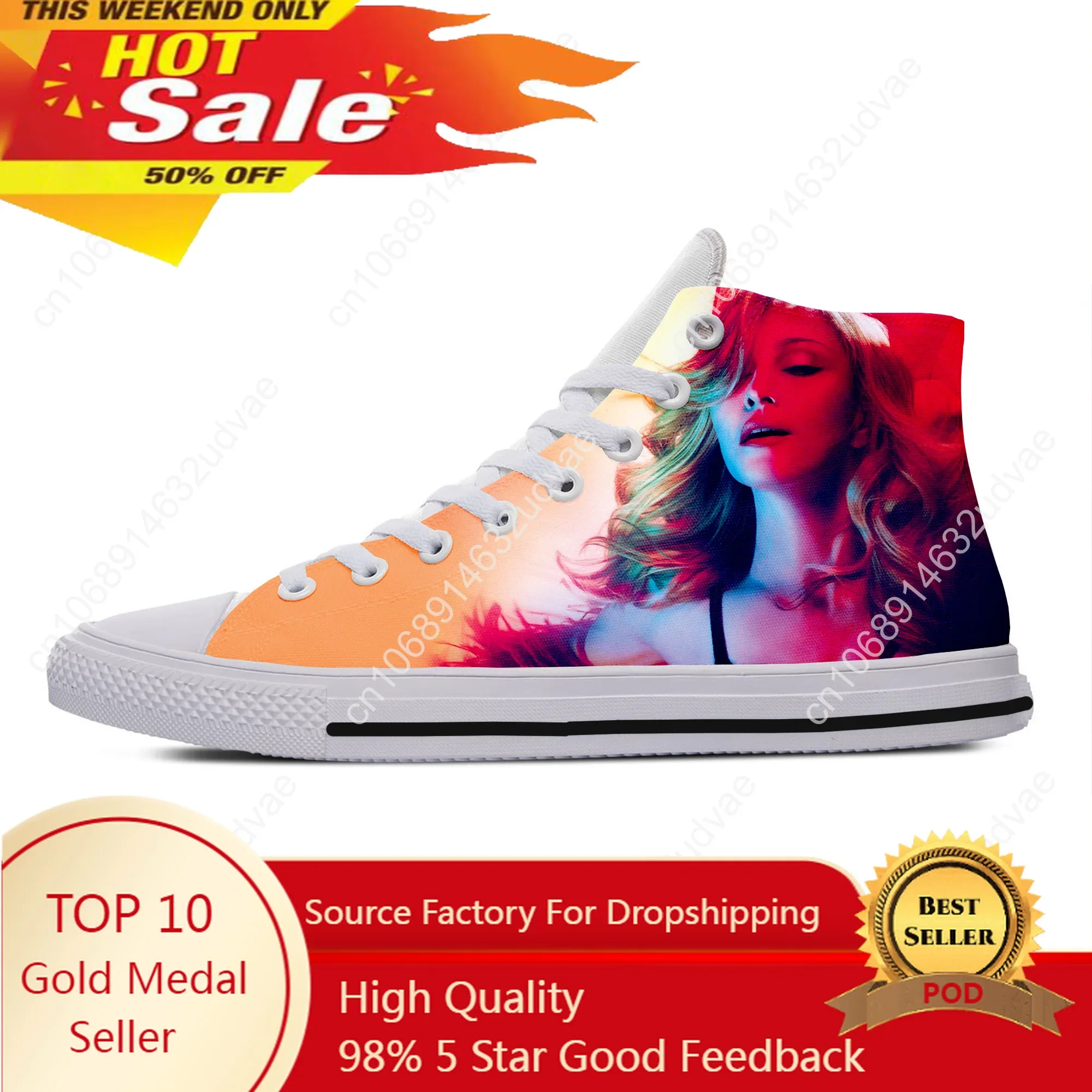 

Hot Summer Classic Fashion Madonna Latest Sneakers Men Women Cool High Quality Casual Shoes High Help Classic Board Shoes