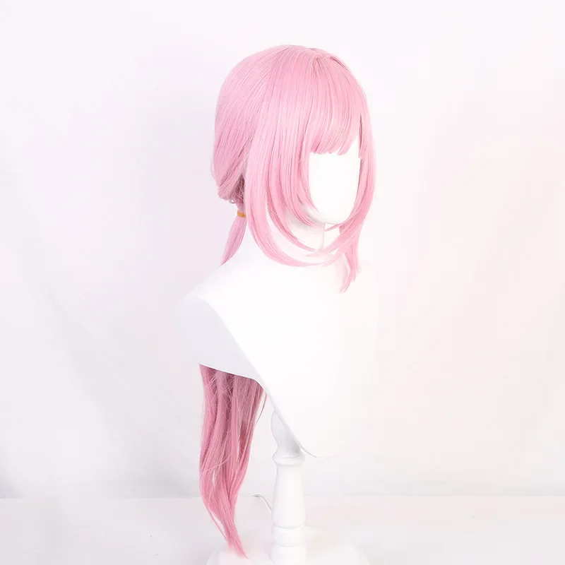 Elysia Honkai Impact 3 Game Pink Long Ponytail Halloween Anime Cosplay Wig Heat Resistant Synthetic Hair Carnival Party Wigs