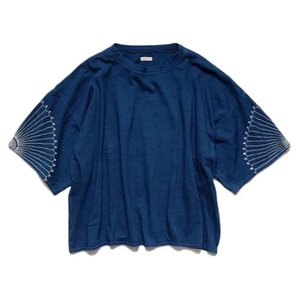 

20SS KAPITAL Hirata Kazuhiro Cotton Tees Printed Pattern Men's Short Sleeve Japan Style T-shirt