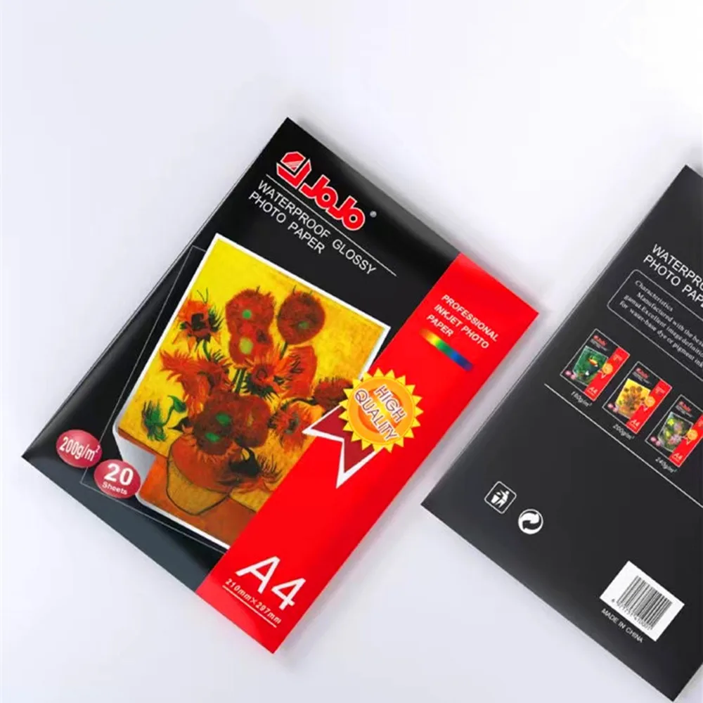 JOJO China Manufacturer Waterproof 200g High Gloss Single-side Photo Paper