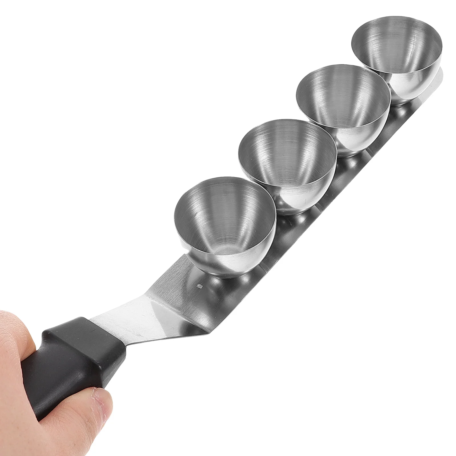 

Egg Baking Rack for Quail Eggs Liquid Molds Cooking Tools Stainless Steel BBQ Gadgets Pancake Mould Fried Dough Mold