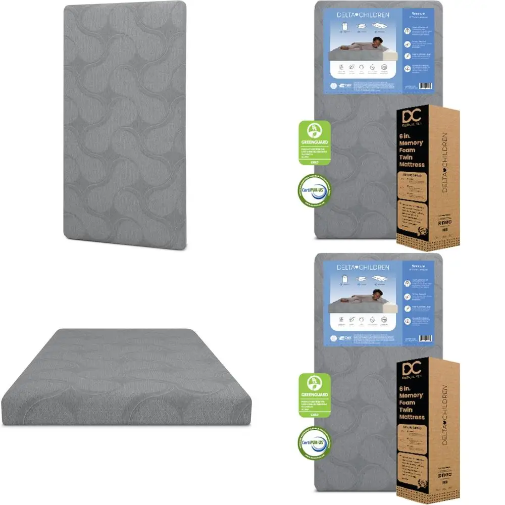 

Матрас из пены с эффектом памяти 6 дюймов, размер Twin, идеально подходит для глубокого сна