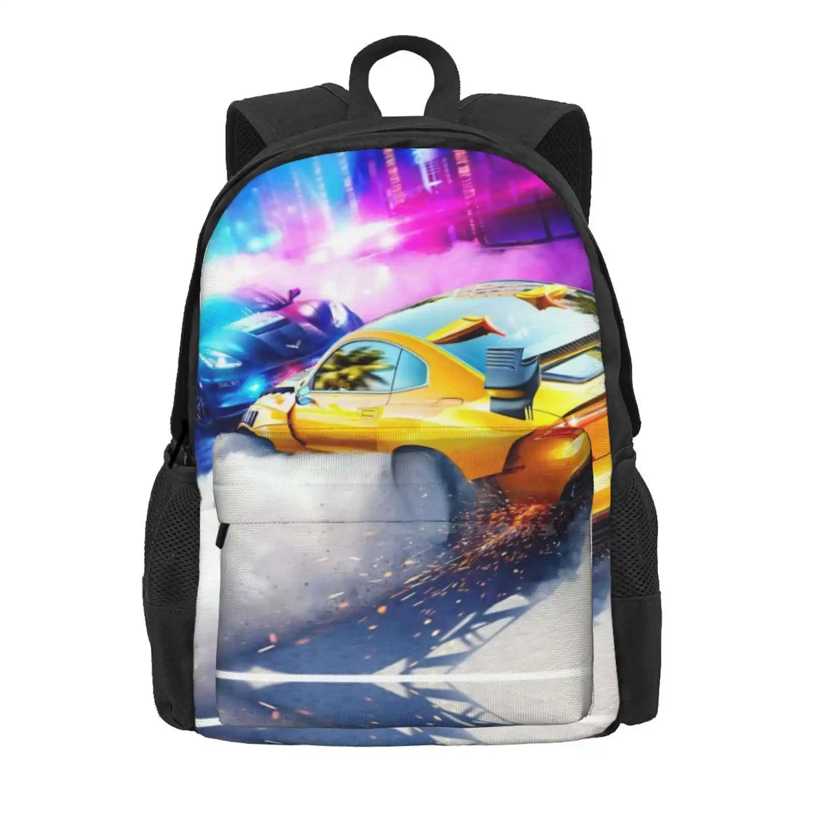 Need For Speed Heat Cover School Bags For Teenage Girls Laptop Travel Bags Needforspeed Gamingdesigns