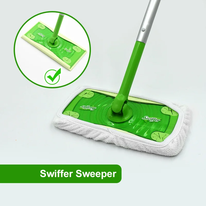 Adapted to Swiffer Sweeper ultra-fine fiber flat mop replacement pad, dry and wet dual-purpose mop accessories