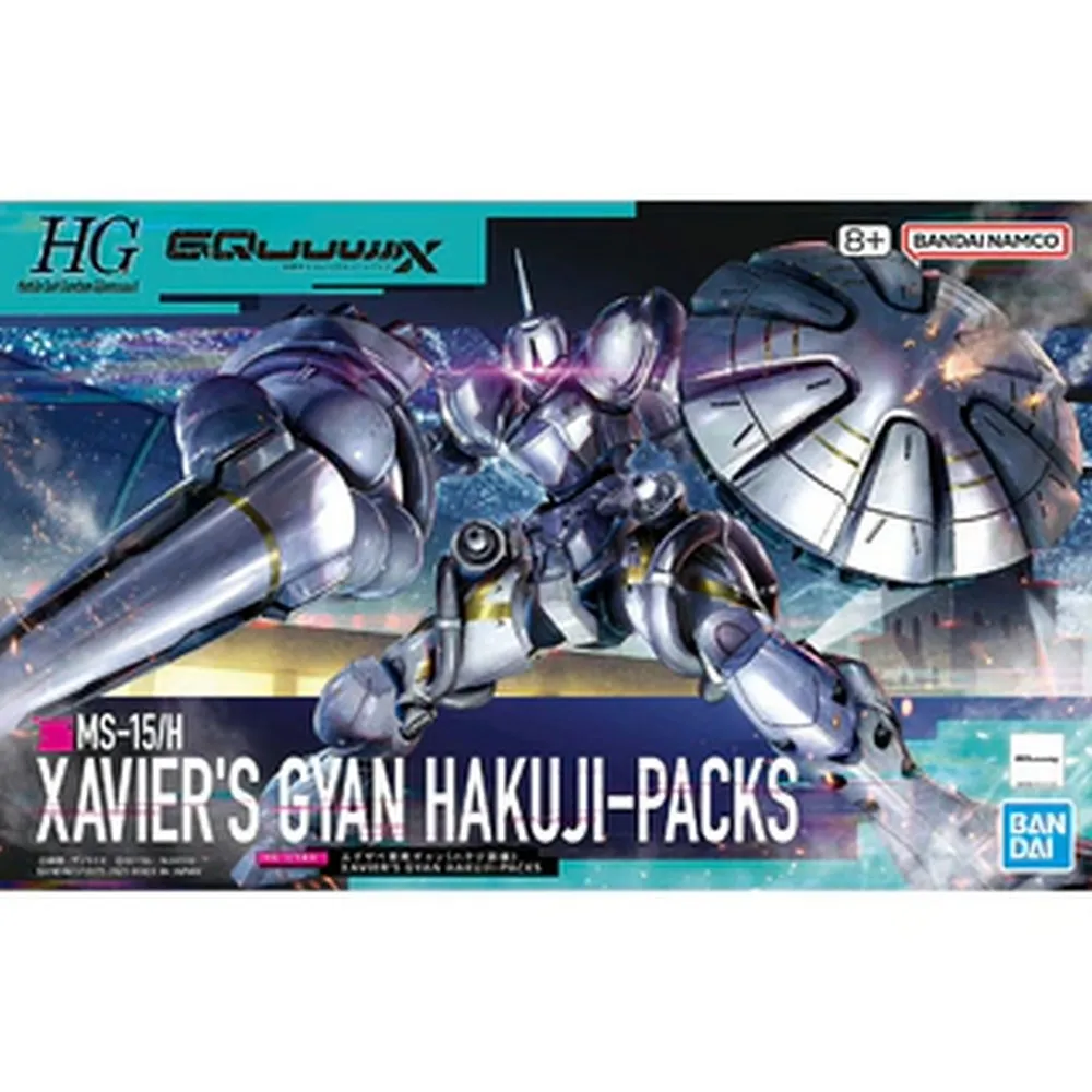 Disponibile BANDAI HG Mobile suit Gundam GQuuuuuuX GFreD gMS-XAVIER'S GYAN HAKUJL-PACKS Figure Giocattoli da collezione di alta qualità