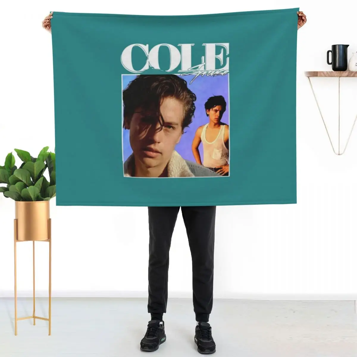 

Cole Sprouse, 90_s,Vintage Throw Blanket Summer Cool Breathable Blanket for Sleeping