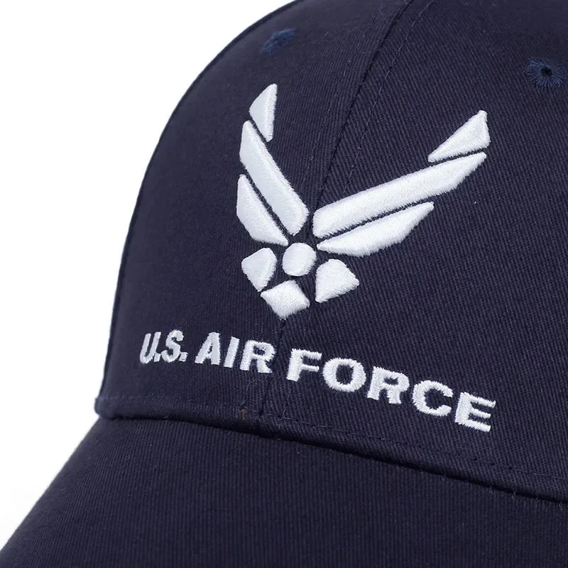 Baseball Cap United States Air Force Wings Embroidered Cap Men\'s and Women\'s Summer Outdoor Sunshade Breathable Sun Hat