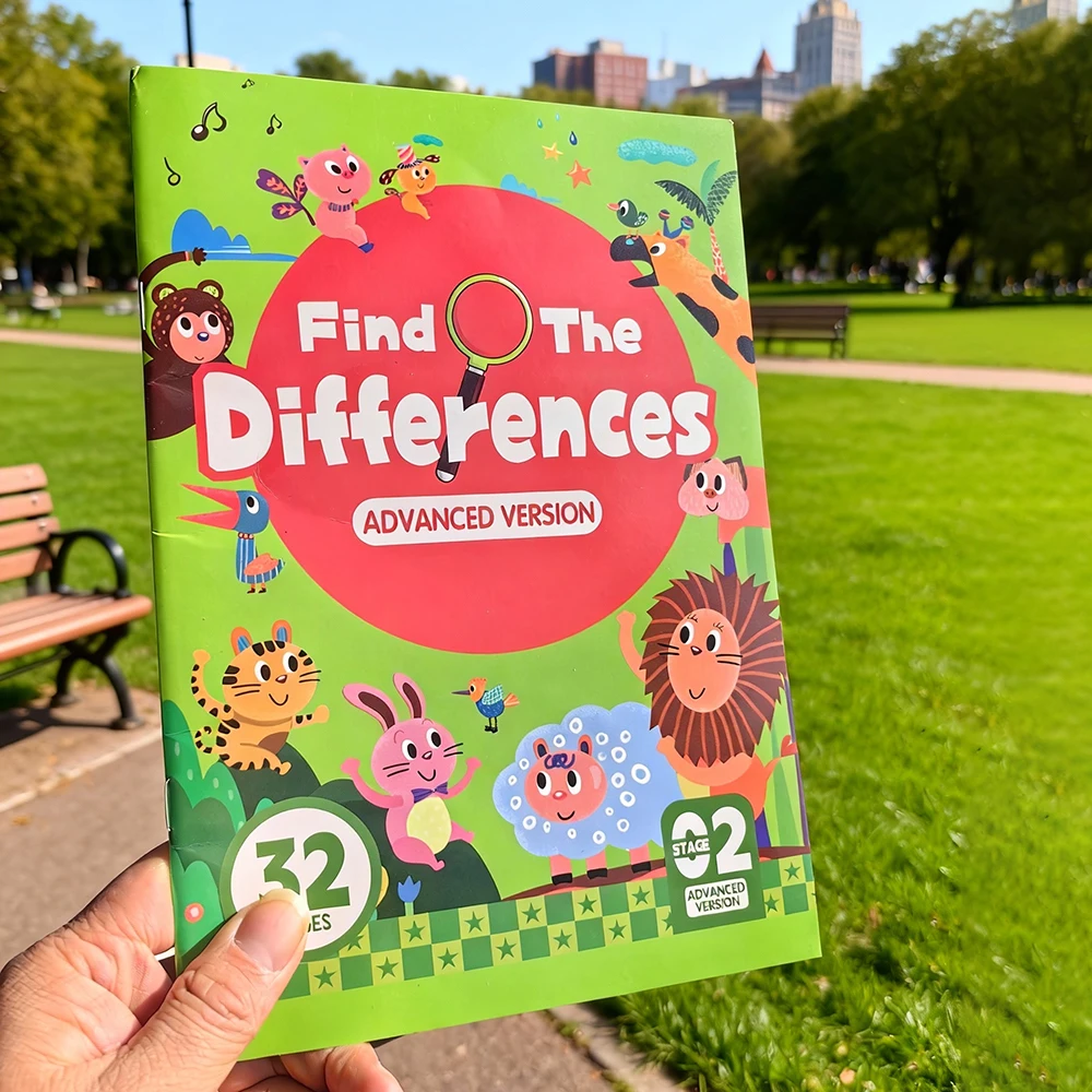 1 Hidden Difference Activity Book, Containing 32 Interactive Observation Games and Memory Exercises |   Attention and Concentration Training |   Visual Perception Skills, Focused Attention Games with Numbered Pages |   Find the Difference Game |   Science Learning Activity Book to Improve Concentration and Observation Skills |   Fun and Engaging Hidden Object Games. Early Education Materials.