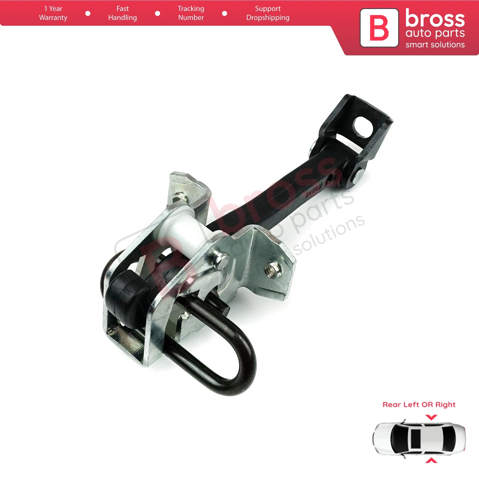 BDP1082 Rear Left OR Right Door Catch Hinge Brake Stop Check Strap Limiter 51228160963 for BMW 3 E46 Saloon Estate Touring SW