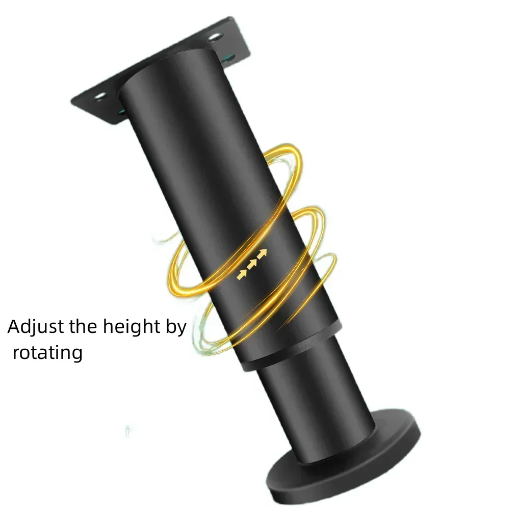 1Pcs Adjustable Telescopic Bed Beam Support Legs High Quality Square Room Office Furniture Chair Legs Extension Metal Sofa Feet