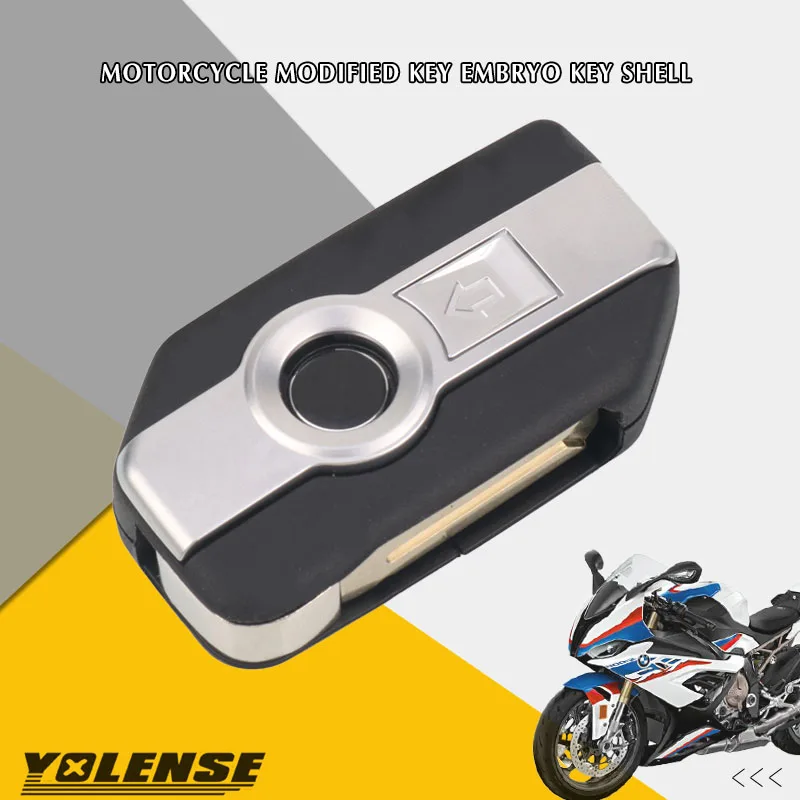 For BMW F750GS F850GS R1200GS LC R1250GS ADV Adventure Motorcycle Start Remote Control Key Uncut Blade One-Click Keyless Case