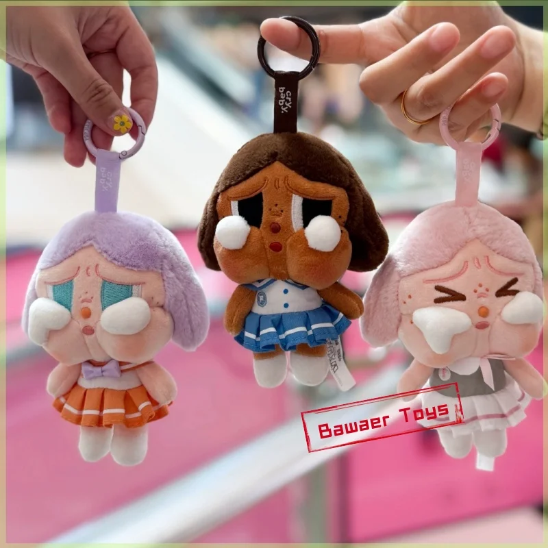 Popmart Crybabycrybaby غروب الشمس أغنية سلسلة العصرية صندوق أعمى لطيف أفخم معلقة بطاقة دمية المدرسية سيارة قلادة الديكور هدية