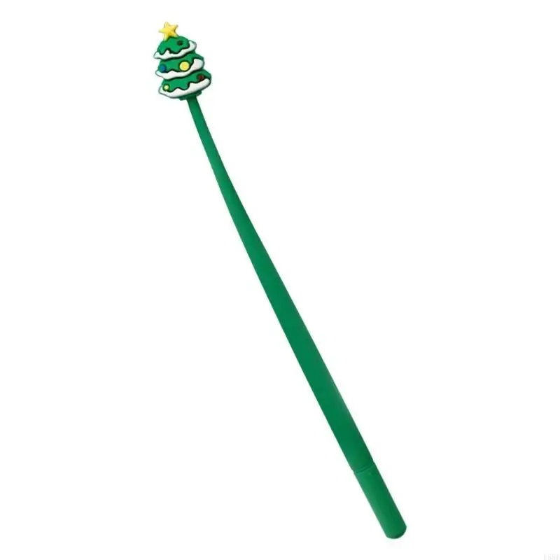 D5BB 10 % phim hoạt hình Giáng sinh Gel Pen Giáng sinh Elk Santa Cây Giáng sinh Bút Snowman For Kid Quà tặng Tiệc Giáng sinh