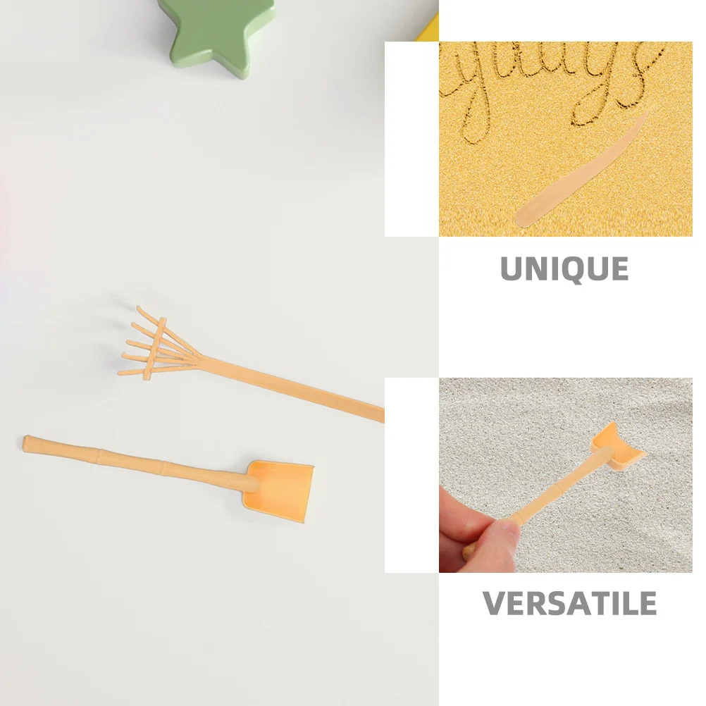 1 مجموعة صينية الرمل مصغرة مكابس لحديقة زن الديكور النمط الياباني مكتب ديكور الحرفية عدة غرامة الحرفية أداة التأمل #5