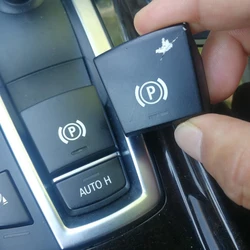 Car Electronic Handbrake Parking Brake P Auto H Button Switch Cover Replacement for BMW X5 X6 F15 F16