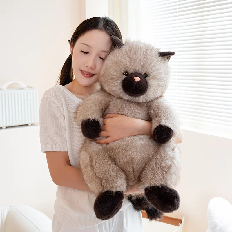 28/40/50cm Cute Soft Fat Cat Plush Toys Stuffed Animal Cat Home Decor Doll for Nice Birthday Gift