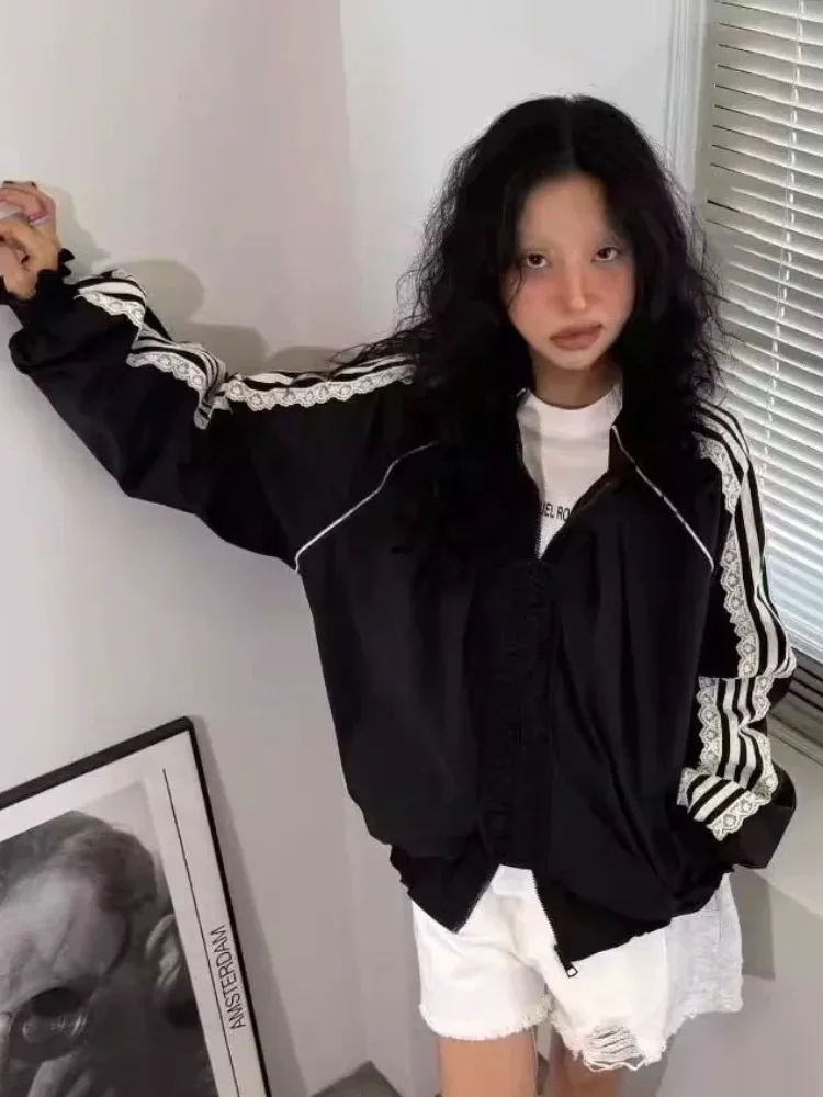 

Faionable Chic Girl Feel Coat Jaet Женский свободный топ Bla Весенне-осенняя одежда Повседневная одежда Sli Commute ort Прямой крой